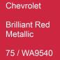 Preview: Chevrolet, Brilliant Red Metallic, 75 / WA9540.